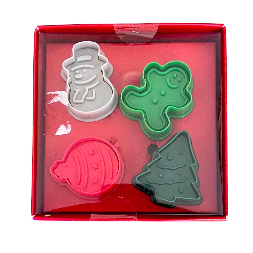 Martha Stewart Set of 4 Dough/Pie Crust Cutters, Holiday Collection New in Box